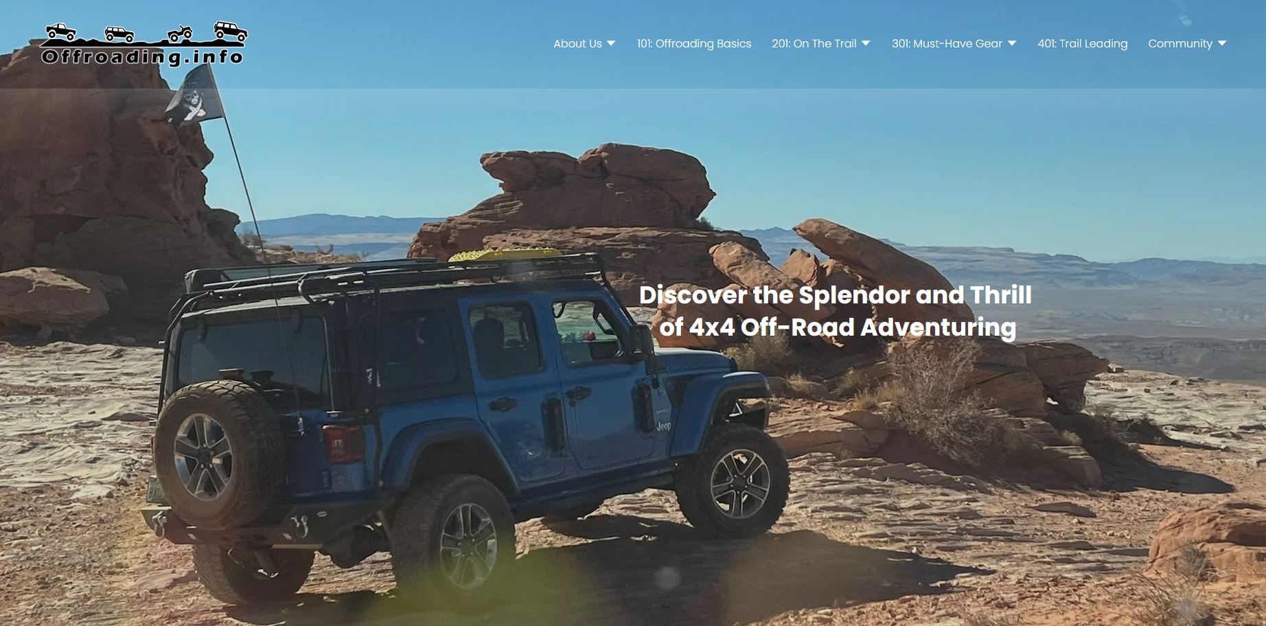 offroading.info website