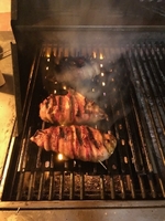 bacon chicken grilling