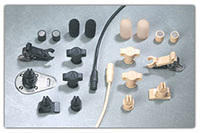 Audio Technica AT899 and accessories, available in black or beige.